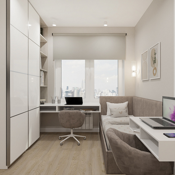 Светлый интерьер в стиле Modern